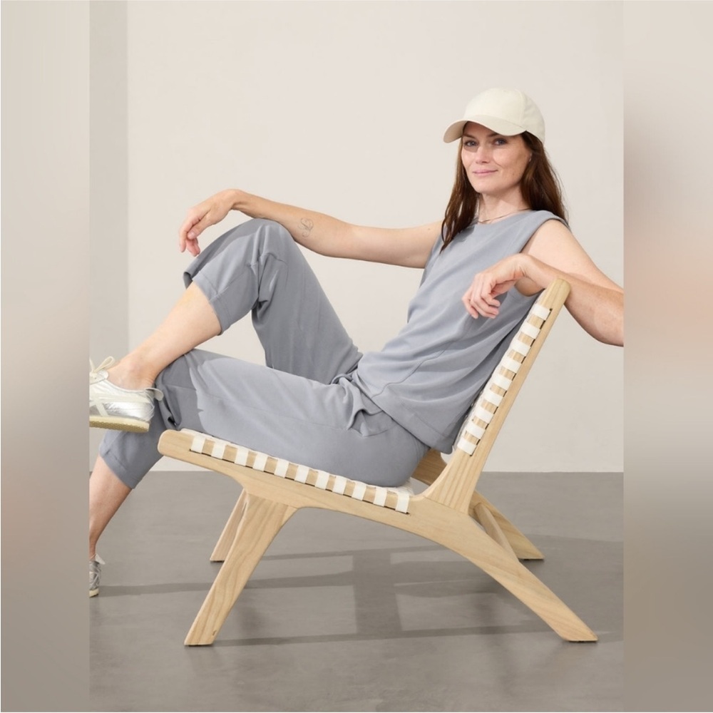 Athleta Seasoft Tank Sweatshirt | Coastline Blue Gray | XS - Picture 4 of 14